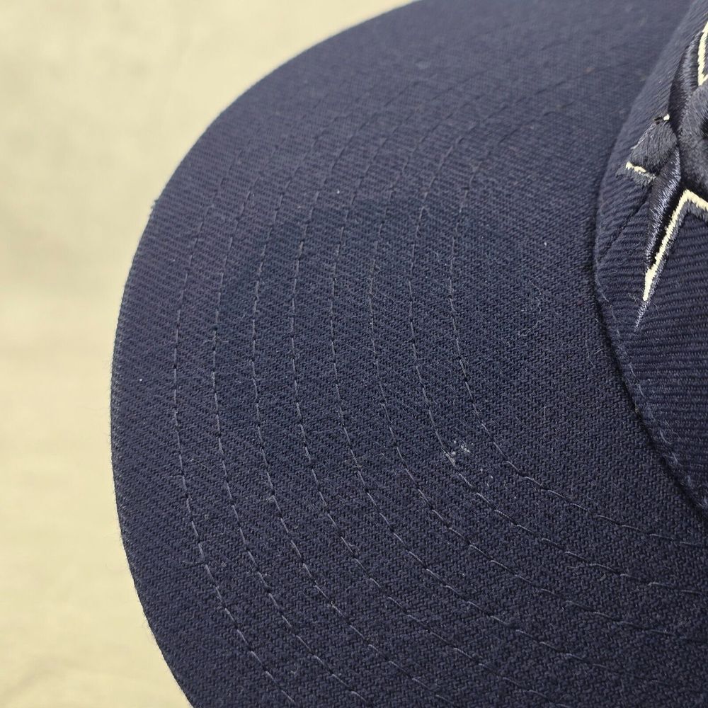 Vintage Dallas Cowboys Mitchell & Ness Cap 7 1/2 NFL Raised Script Logo Wool Hat - Picture 8 of 15